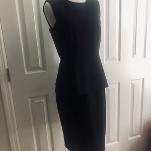 FINAL SALE! Calvin Klein Peplum Black Dress